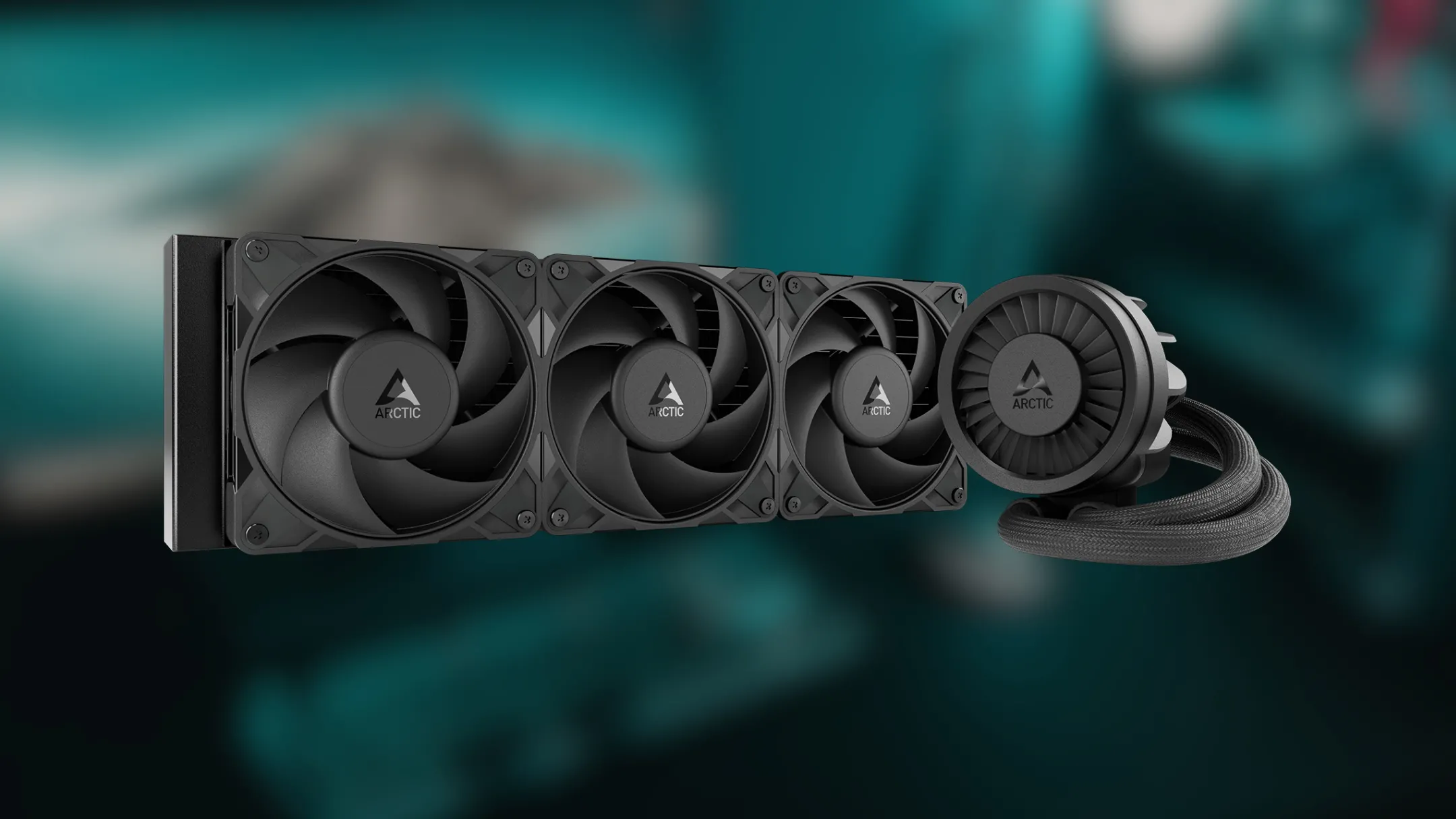 Hệ thống làm mát Arctic Liquid Freezer III Pro 360 với các quạt Arctic P12 Pro và block CPU