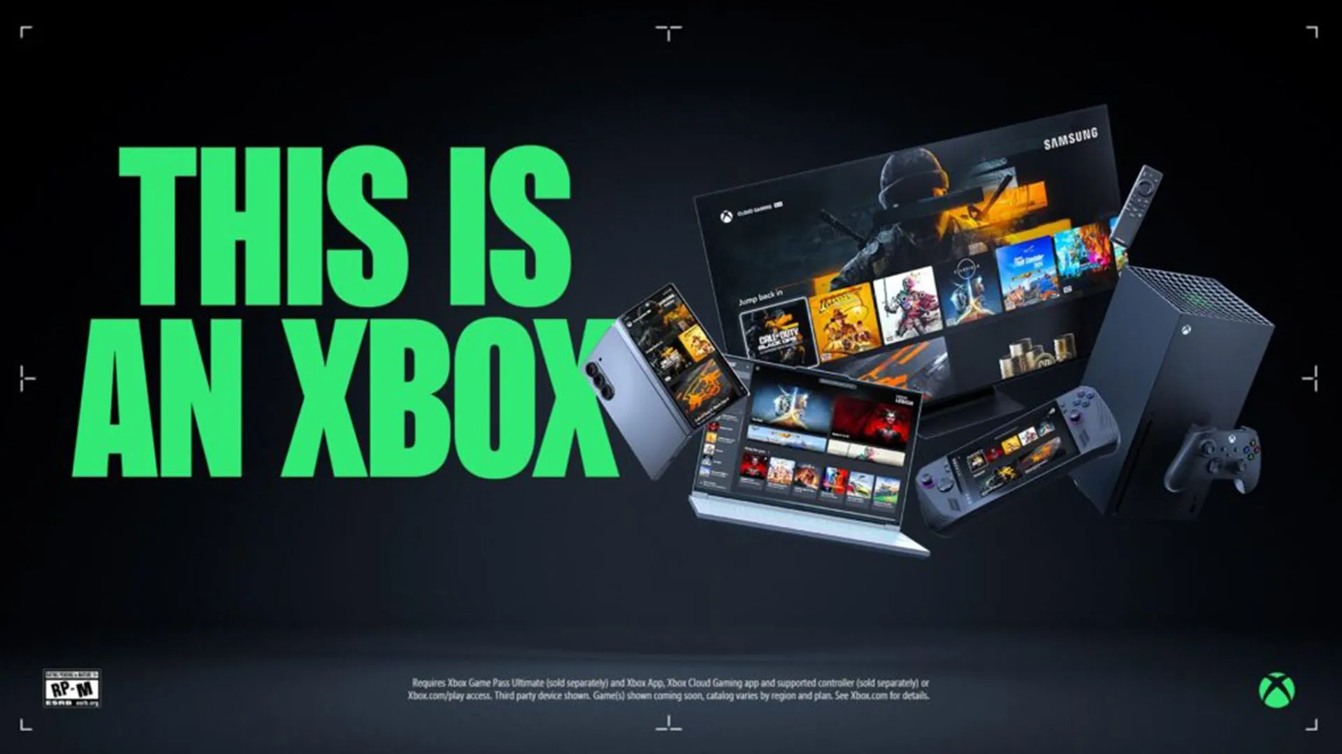Hệ thống Xbox Series X và Xbox Series S hiển thị giao diện người dùng, nơi người dùng có thể truy cập các dịch vụ giải trí như Movies & TV.