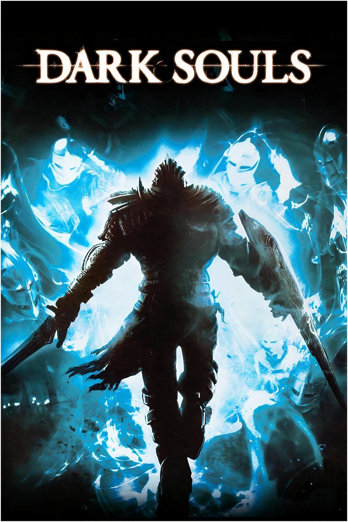 Hiệp sĩ Dark Souls đứng trong một thế giới u ám, đầy rẫy hiểm nguy