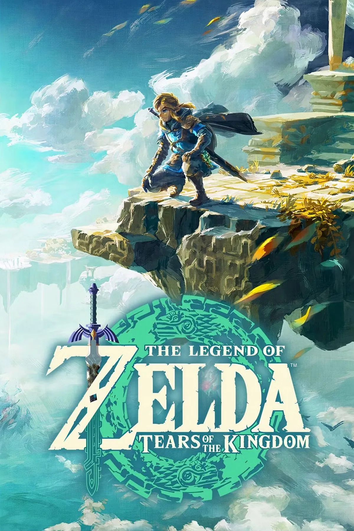 Hình ảnh bìa của game The Legend of Zelda: Tears of the Kingdom, phần tiếp theo của Breath of the Wild.
