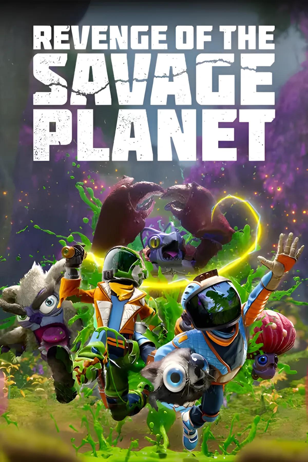 Hình ảnh bìa game Revenge of the Savage Planet, một tựa game indie ra mắt trên Xbox Game Pass