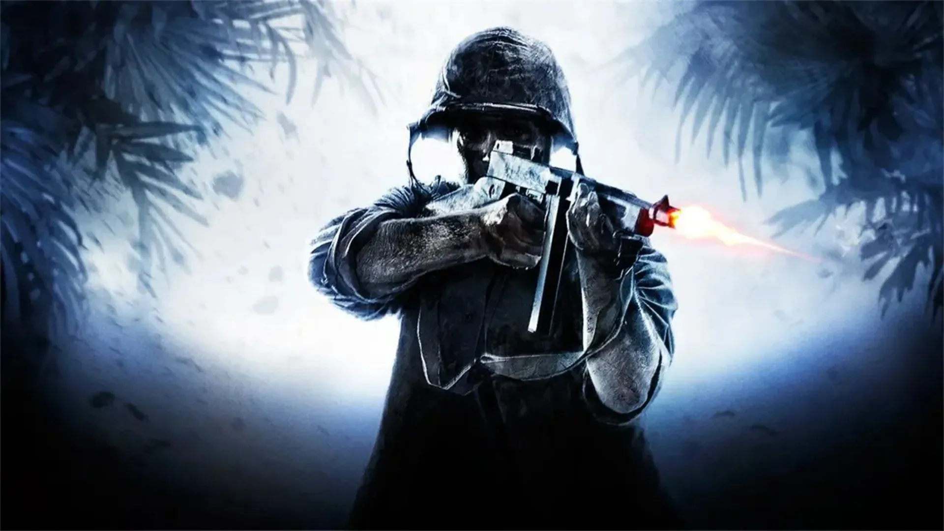 Hình ảnh bìa hộp của tựa game bắn súng Call of Duty: World at War trên Xbox 360, với phong cách nghệ thuật miêu tả bối cảnh Thế chiến II đầy chân thực.