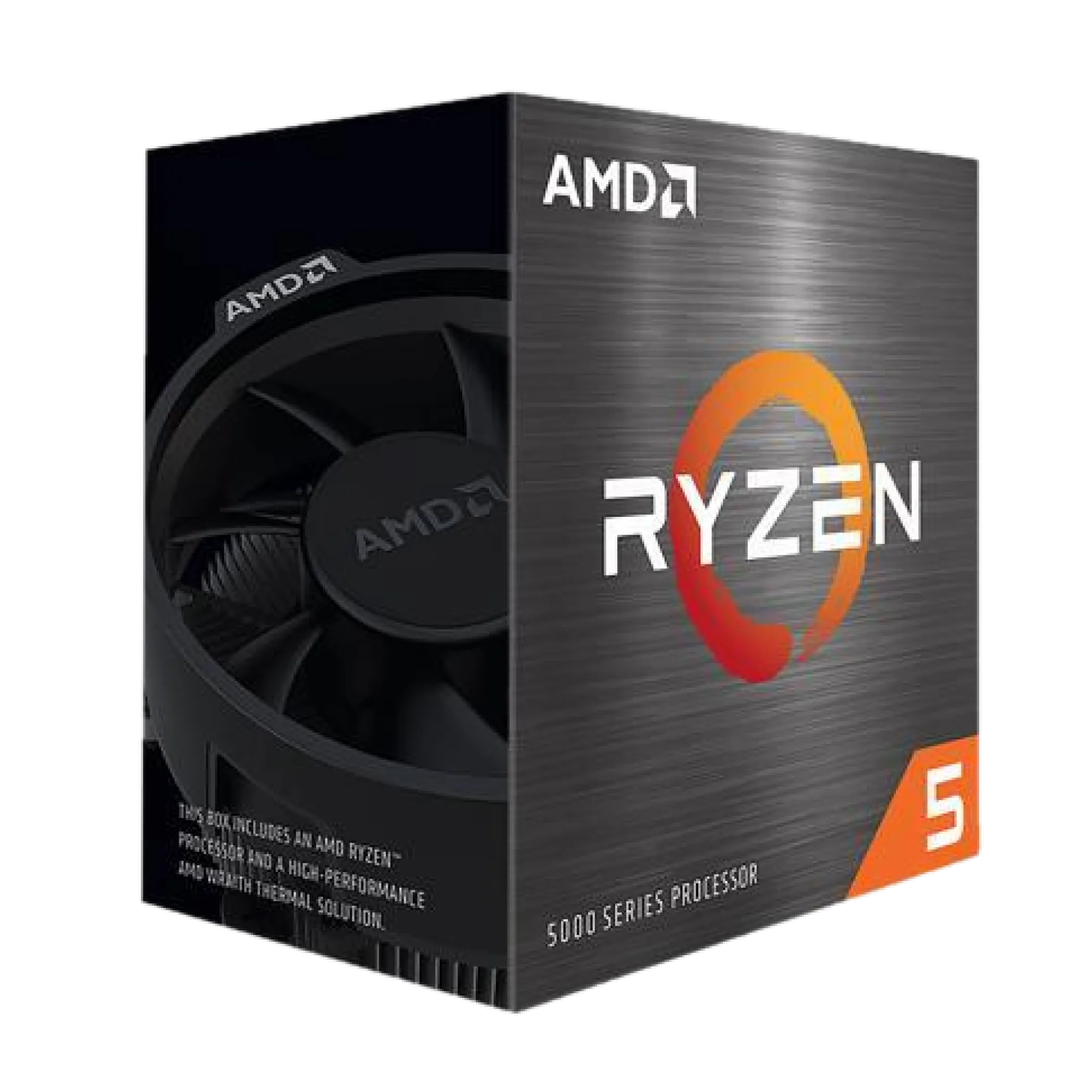 Hình ảnh cận cảnh vi xử lý AMD Ryzen 5 5500 với kiến trúc Zen 3 và socket AM4