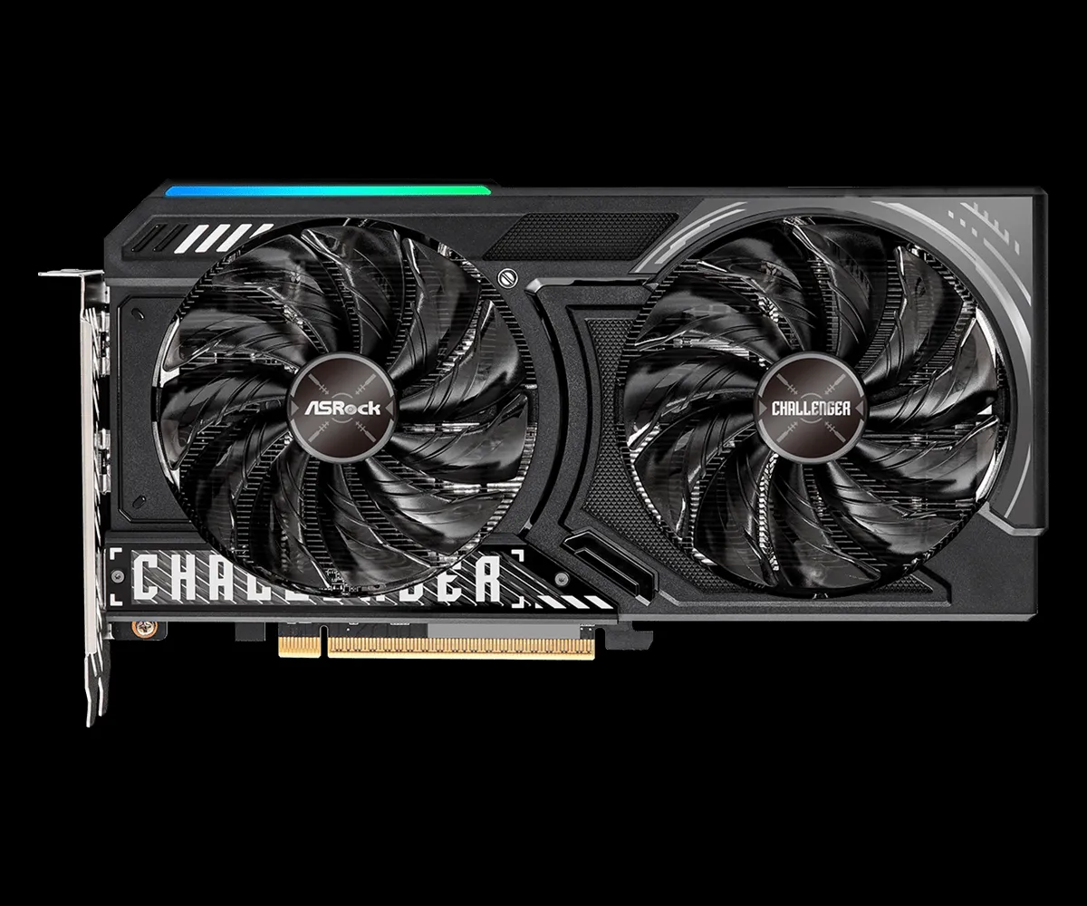 Hình ảnh card đồ họa ASRock AMD Radeon RX 9060 XT Challenger 16GB OC