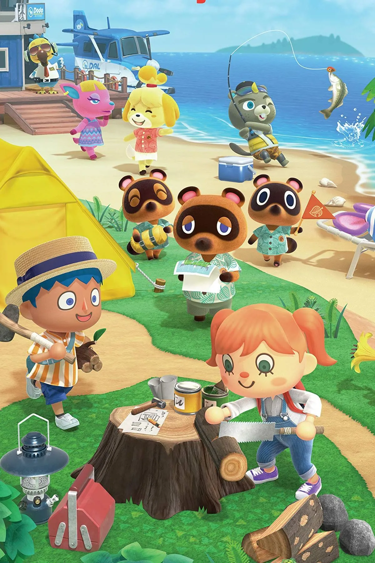 Hình ảnh chủ đạo của tựa game mô phỏng cuộc sống Animal Crossing: New Horizons trên Nintendo Switch.