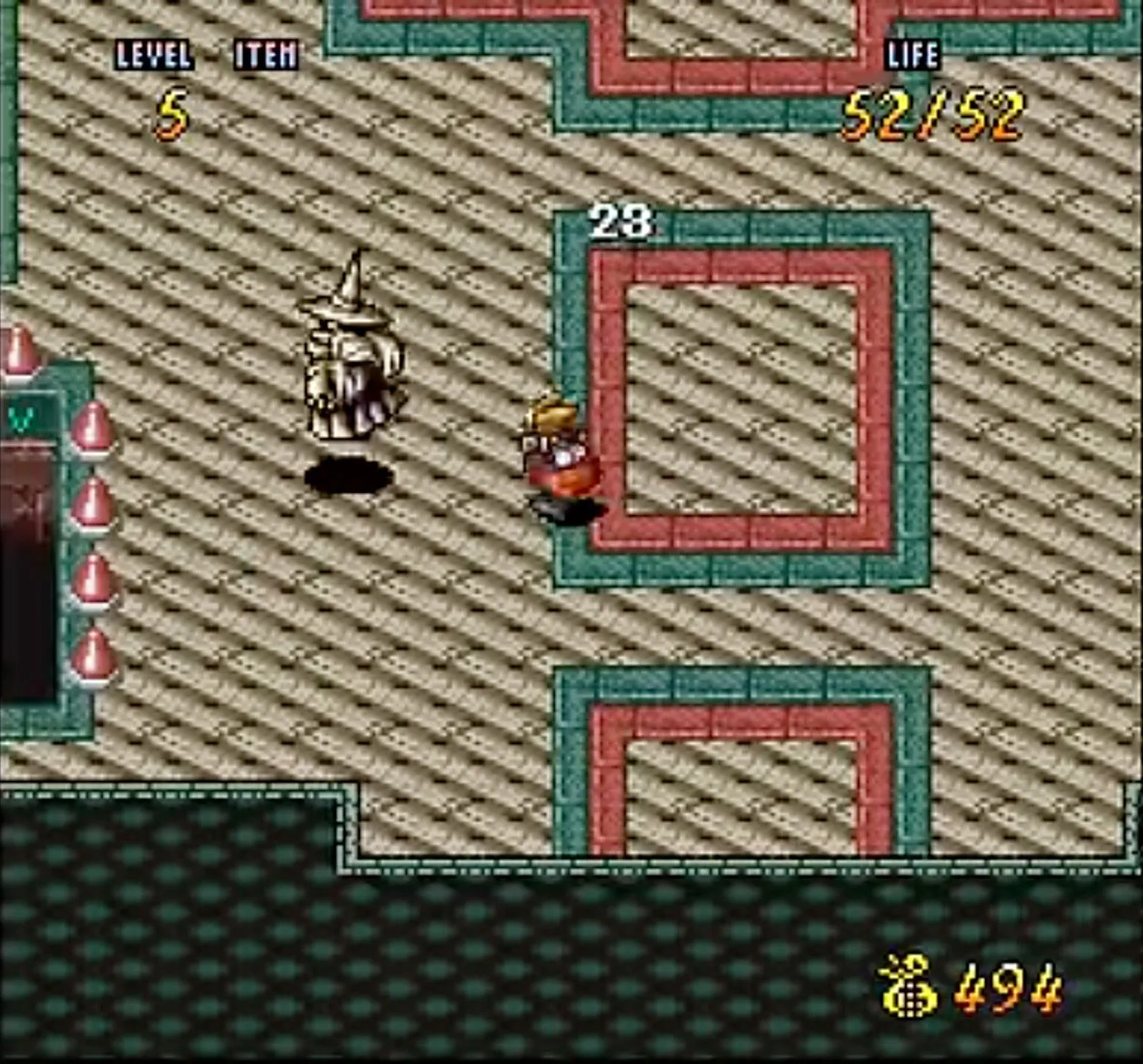 Hình ảnh chụp từ trò chơi Terranigma trên hệ máy SNES, được cung cấp bởi World of Longplays (YouTube)