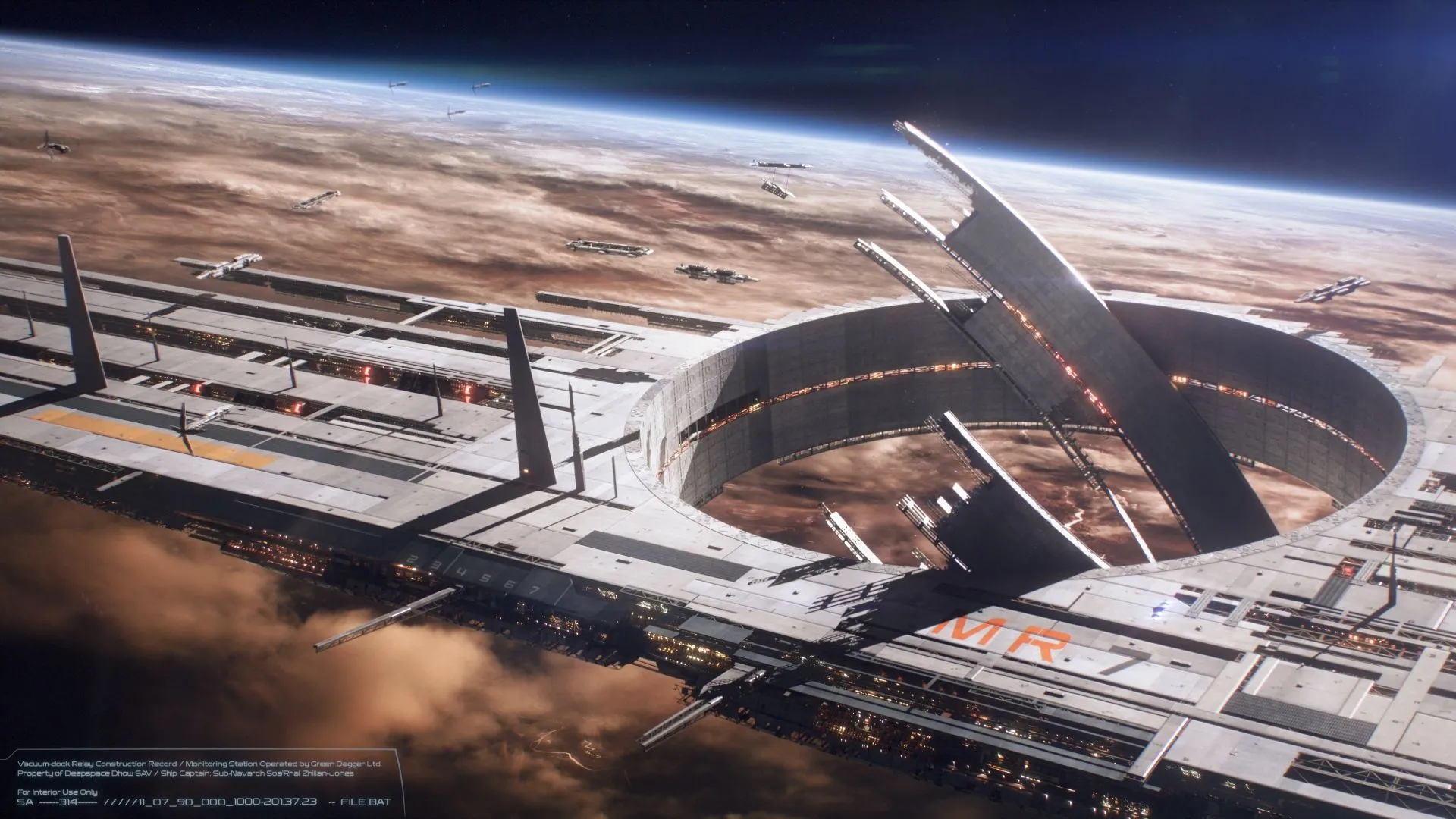 Hình ảnh concept art từ N7 Day 2022, gợi ý về một Mass Relay mới trong Mass Effect 5