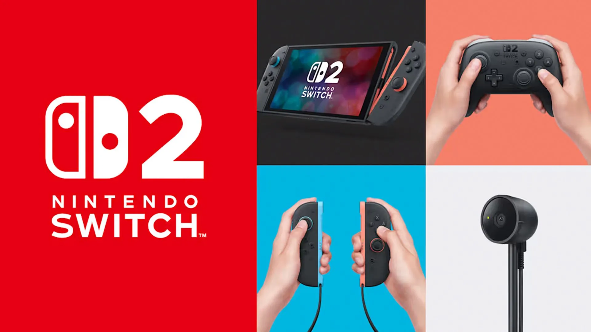 Hình ảnh console Nintendo Switch 2 và các phụ kiện đi kèm, đại diện cho hệ máy mới và những lo ngại về thẻ game.