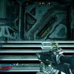 Hình ảnh gameplay Borderlands 4 cho thấy cổng Silo và HUD hiển thị nhiệm vụ được tự động cấp