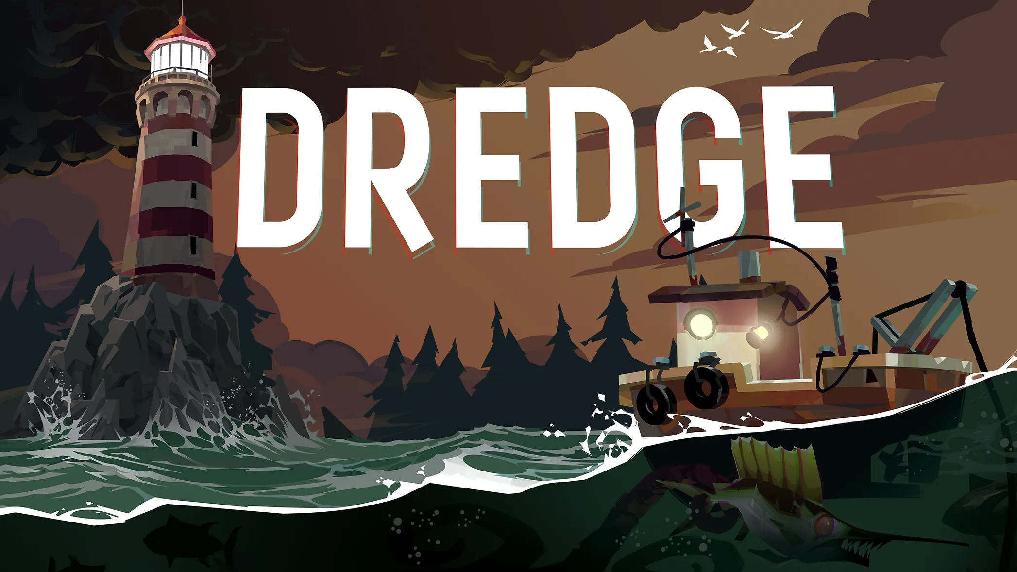 Hình ảnh gameplay tựa game kinh dị câu cá Dredge trên Xbox Game Pass