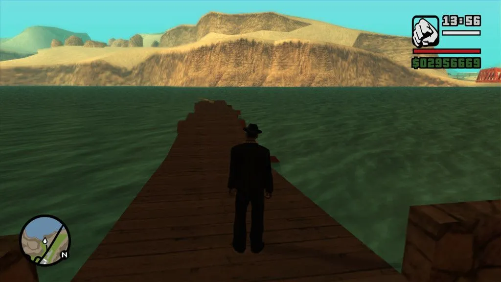 Hình ảnh máy bay Skimmer bị biến mất trong game GTA San Andreas sau cập nhật Windows 11 24H2