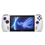 Hình ảnh máy chơi game cầm tay Asus ROG Ally với màn hình và tay cầm điều khiển
