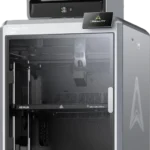 Hình ảnh máy in 3D Creality K2 Plus Combo trong suốt, minh họa công nghệ in 3D hiện đại để tạo phụ kiện bàn làm việc