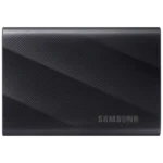 Hình ảnh ổ cứng SSD di động Samsung T9 với vỏ ngoài bền bỉ và logo Samsung