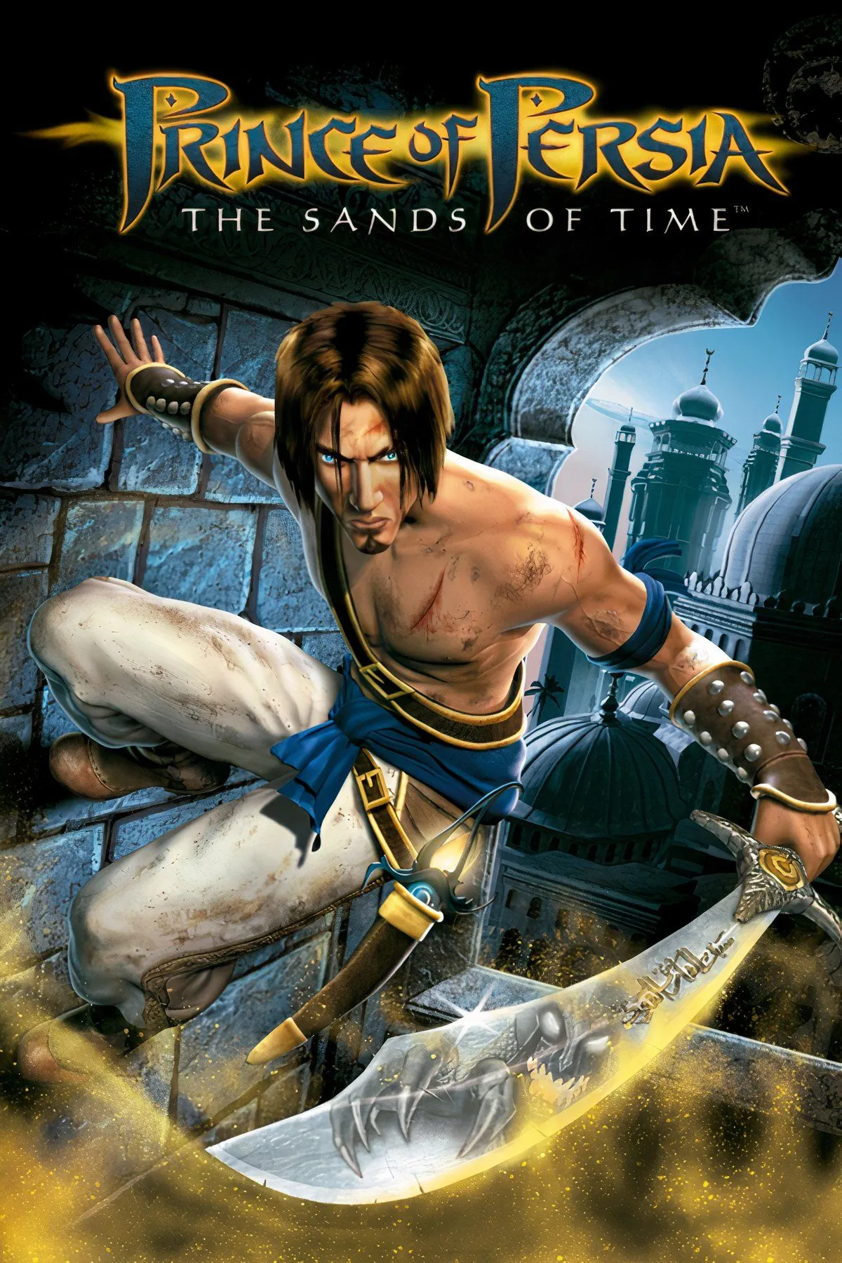 Hoàng tử Dastan trong Prince of Persia: The Sands of Time thể hiện kỹ năng parkour trên Xbox