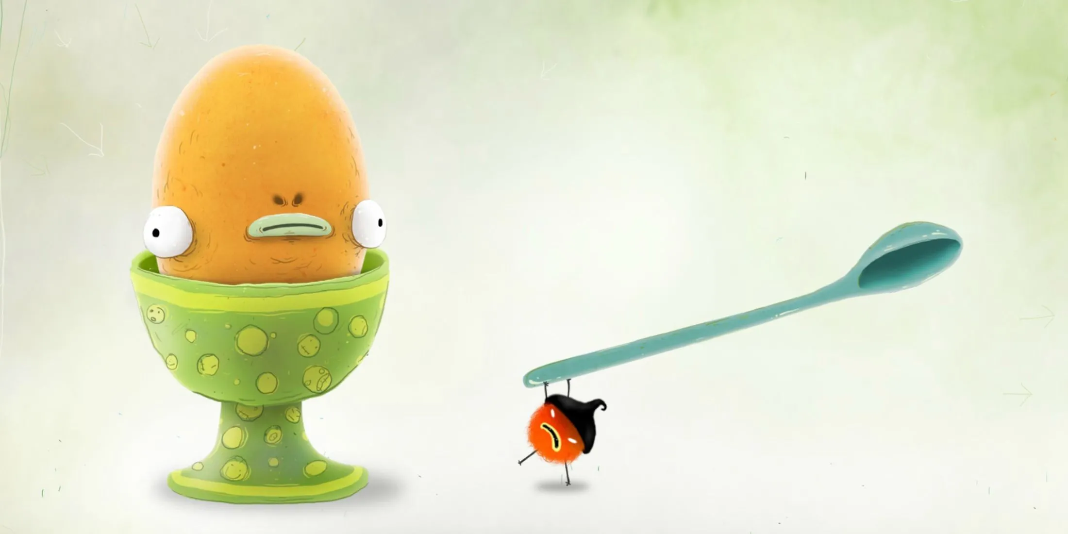 Hoạt ảnh hài hước và nhân vật ngộ nghĩnh trong tựa game Chuchel