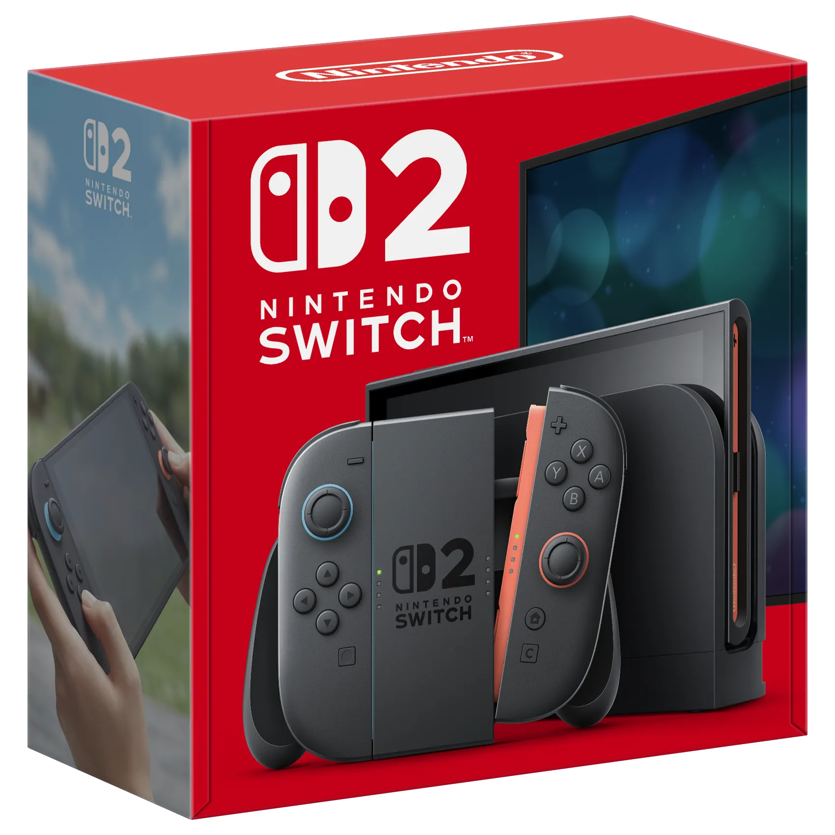 Hộp đóng gói của console Nintendo Switch 2, biểu tượng của thế hệ máy chơi game mới