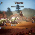 Kỹ năng Lionheart's Axe trong game nhập vai Octopath Traveler 2