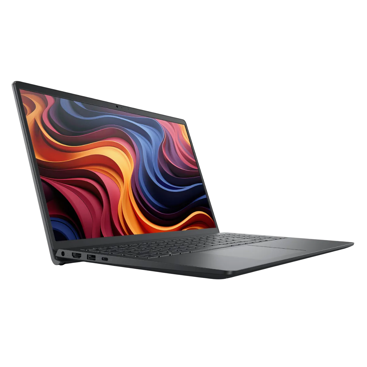 Laptop Dell 15 màu bạc, thiết kế đơn giản nhưng hiện đại