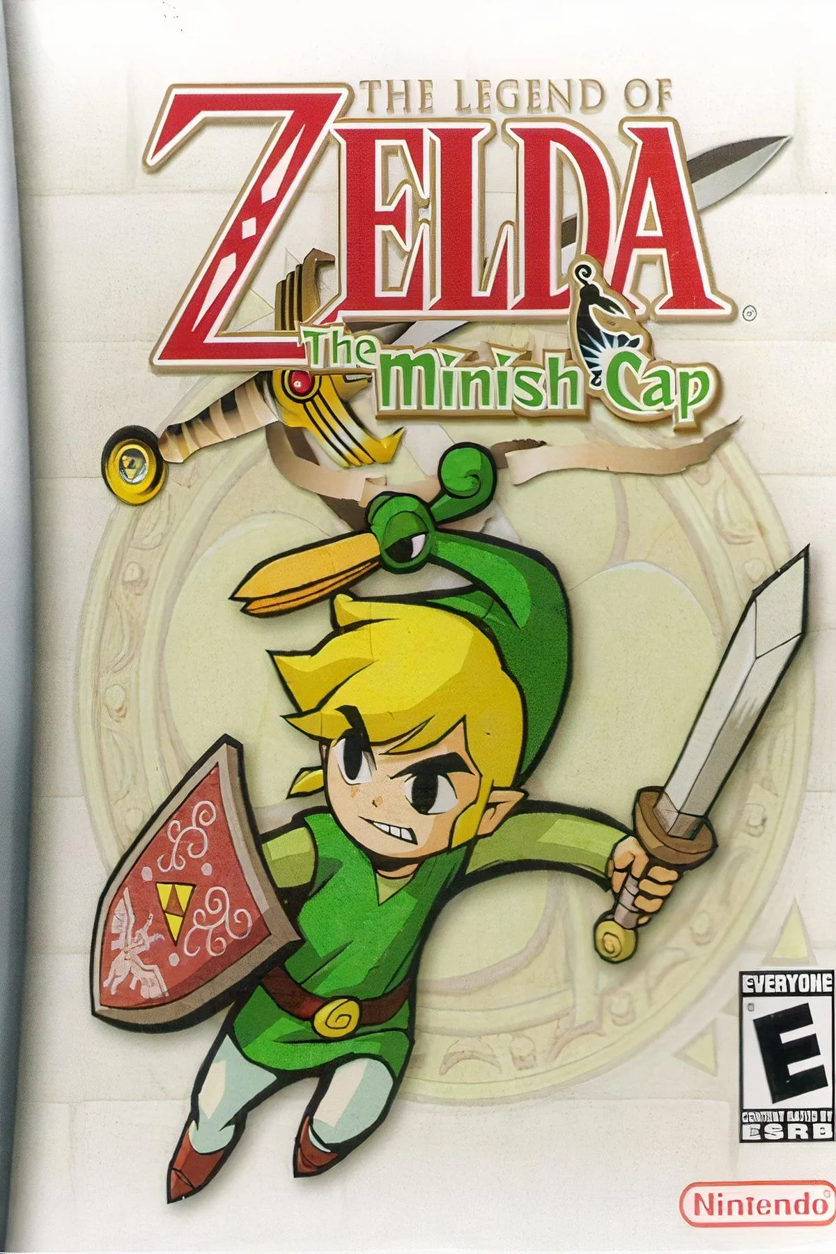 Link và Ezlo trong The Legend of Zelda: The Minish Cap, với cơ chế thu nhỏ sáng tạo và đồ họa sống động.