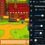 Màn hình điều khiển TDP và GPU Clock trên Steam Deck, cho phép tối ưu hiệu năng theo từng game.