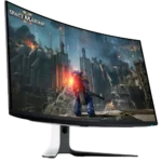 Màn hình gaming Alienware AW3225QF QD-OLED với thiết kế cong 32 inch sang trọng.