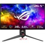 Màn hình gaming ASUS ROG Swift PG27AQDM OLED với thiết kế hiện đại