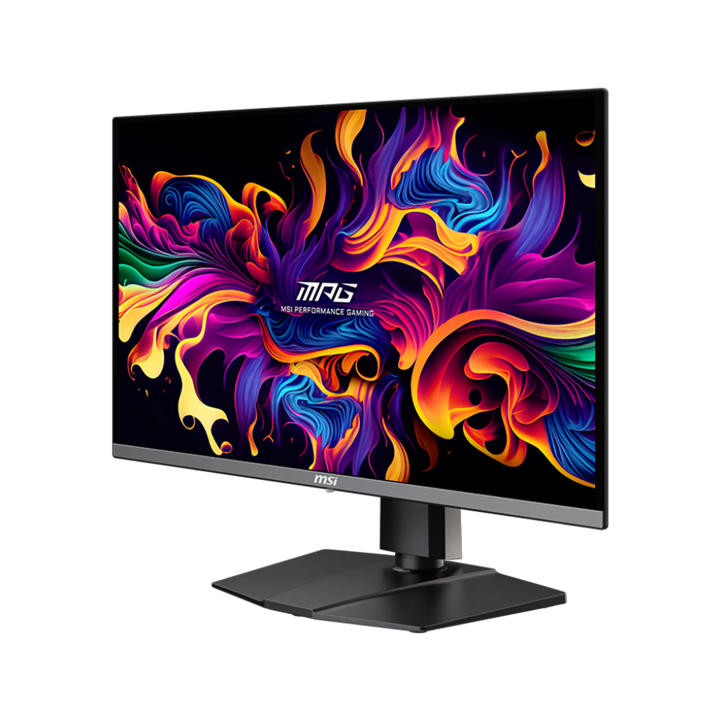 Màn hình gaming MSI MPG 272URX QD-OLED với thiết kế tinh tế, là sản phẩm tiêu biểu của công nghệ QD-OLED.