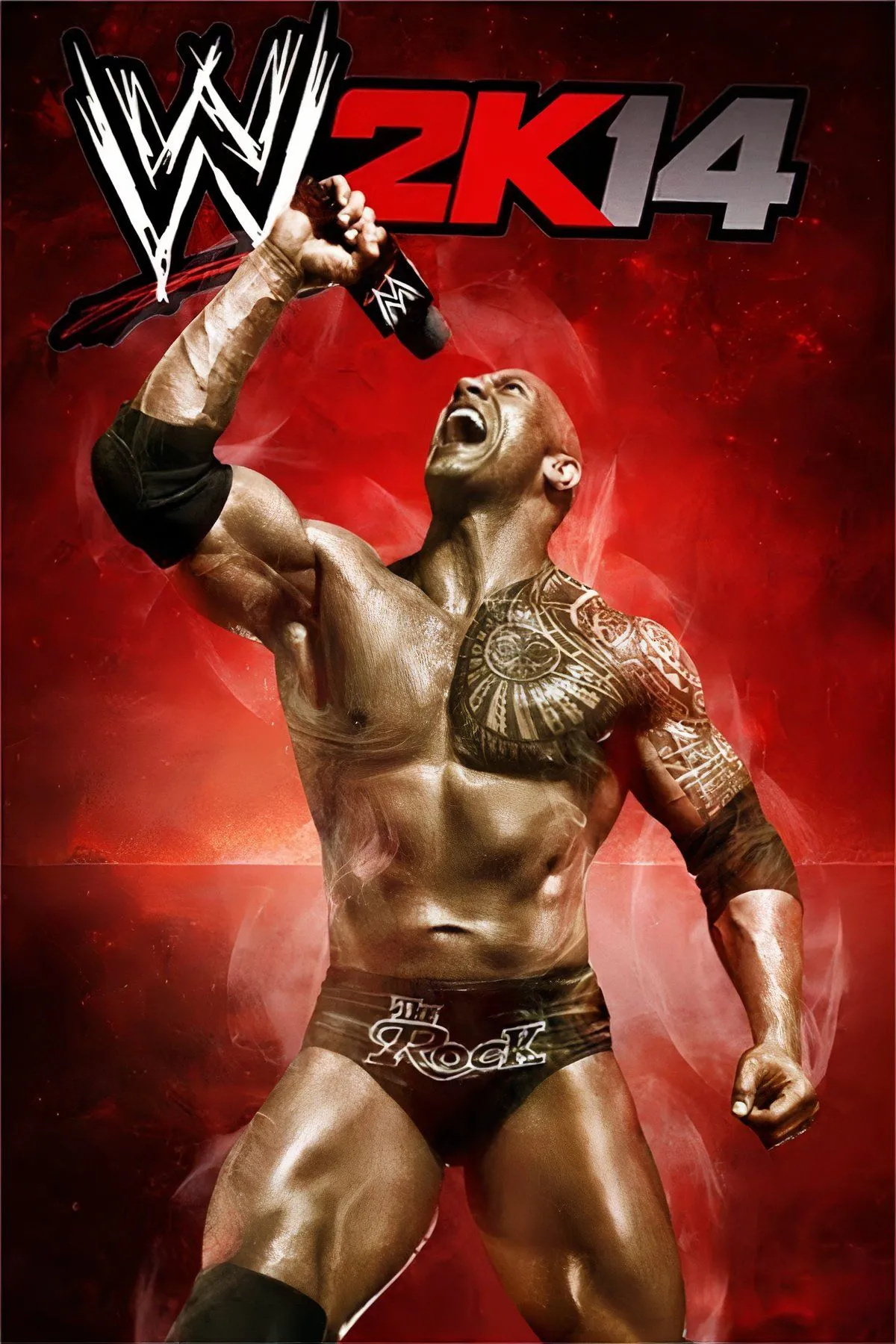 Màn hình giới thiệu game WWE 2K14 với logo 30 Years of Wrestlemania