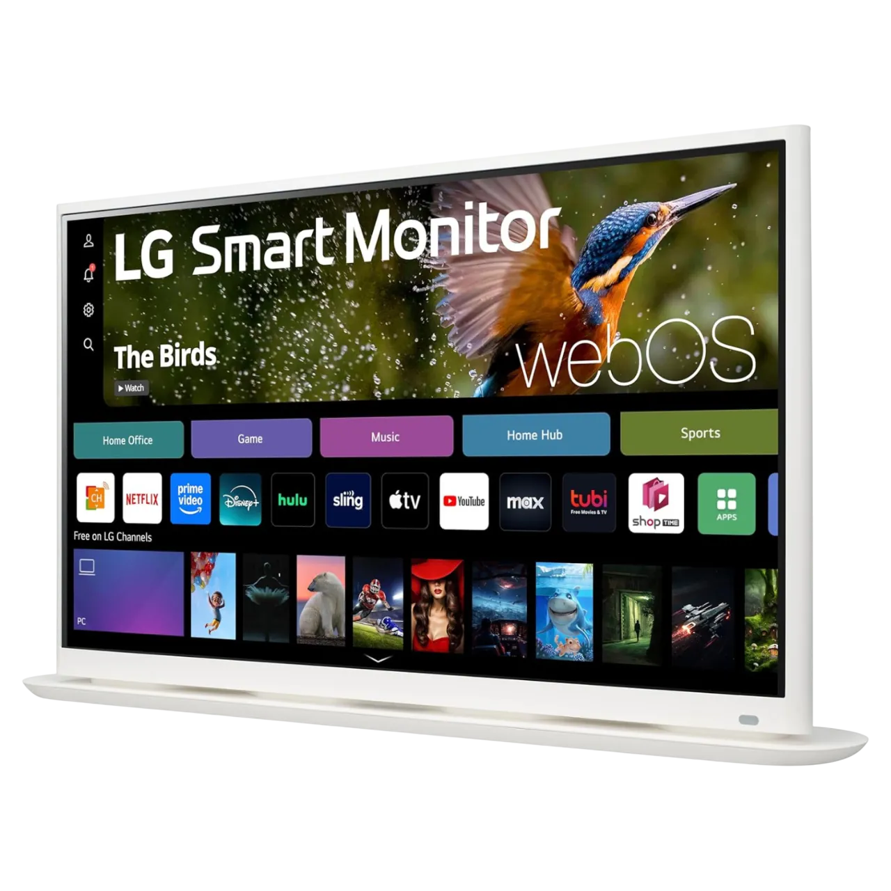 Màn hình thông minh LG 32SR70U-W 32 inch với thiết kế tối giản, hiện đại