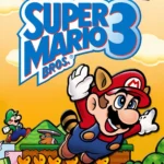 Mario trong bộ đồ Tanooki trong game Super Mario Advance 4: Super Mario Bros. 3, tái hiện đồ họa pixel cổ điển trên GBA.