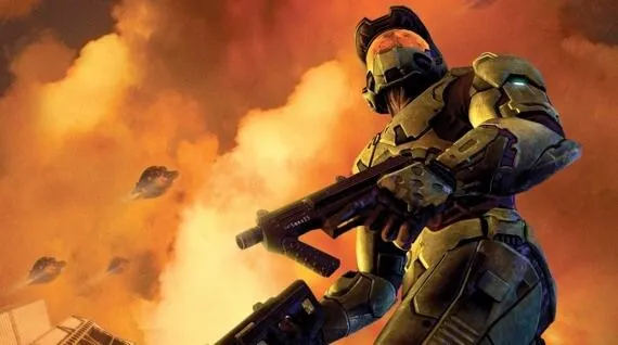 Master Chief sẵn sàng chiến đấu trong key art của Halo 2