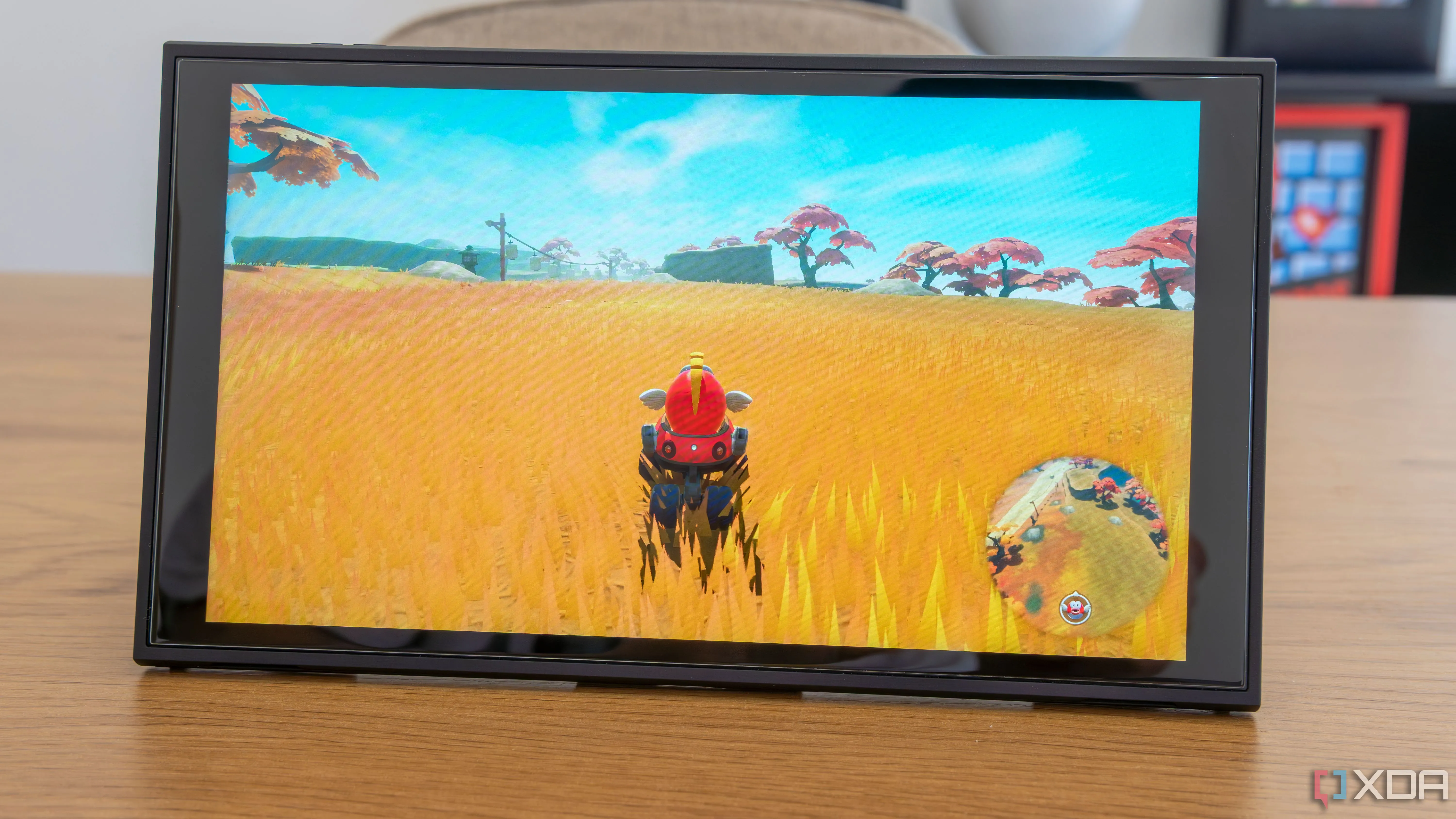 Máy chơi game Nintendo Switch 2 hiển thị trò chơi Mario Kart World trên màn hình, tượng trưng cho thành công doanh số