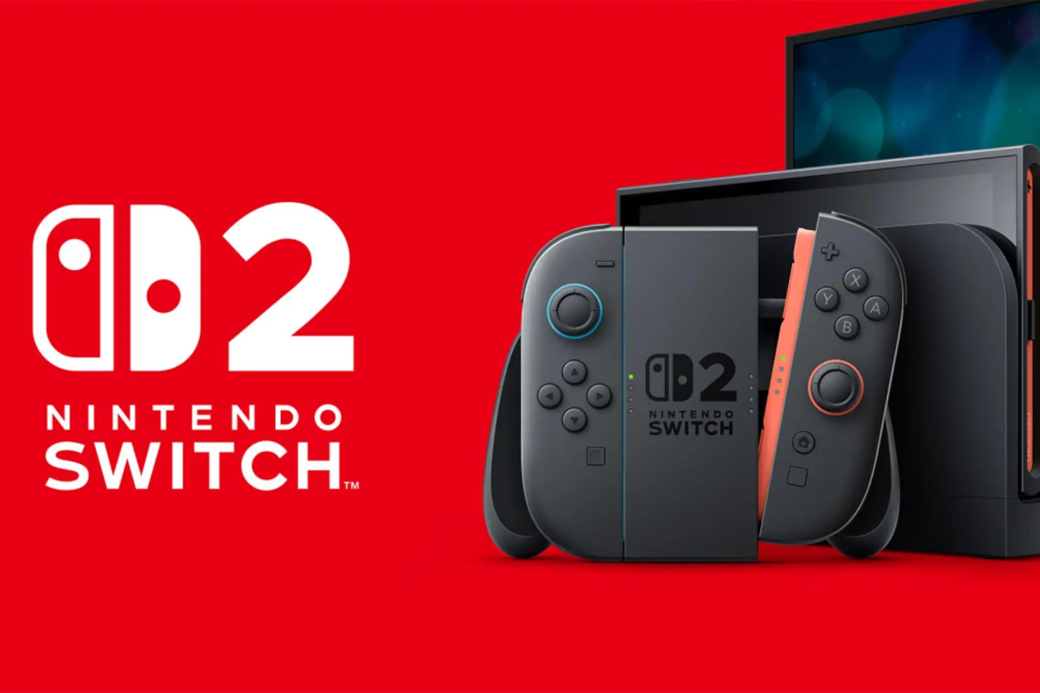 Máy chơi game Nintendo Switch 2 thế hệ mới và logo, gợi lên thiết kế bị đánh giá là 'nhạt nhòa'