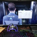 Máy tính chơi game hiển thị game Detroit: Become Human được cải thiện hiệu suất bằng Lossless Scaling