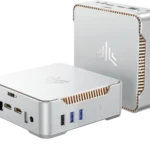 Máy tính Mini PC Kamrui GK3Plus nhỏ gọn đặt trên bàn làm việc