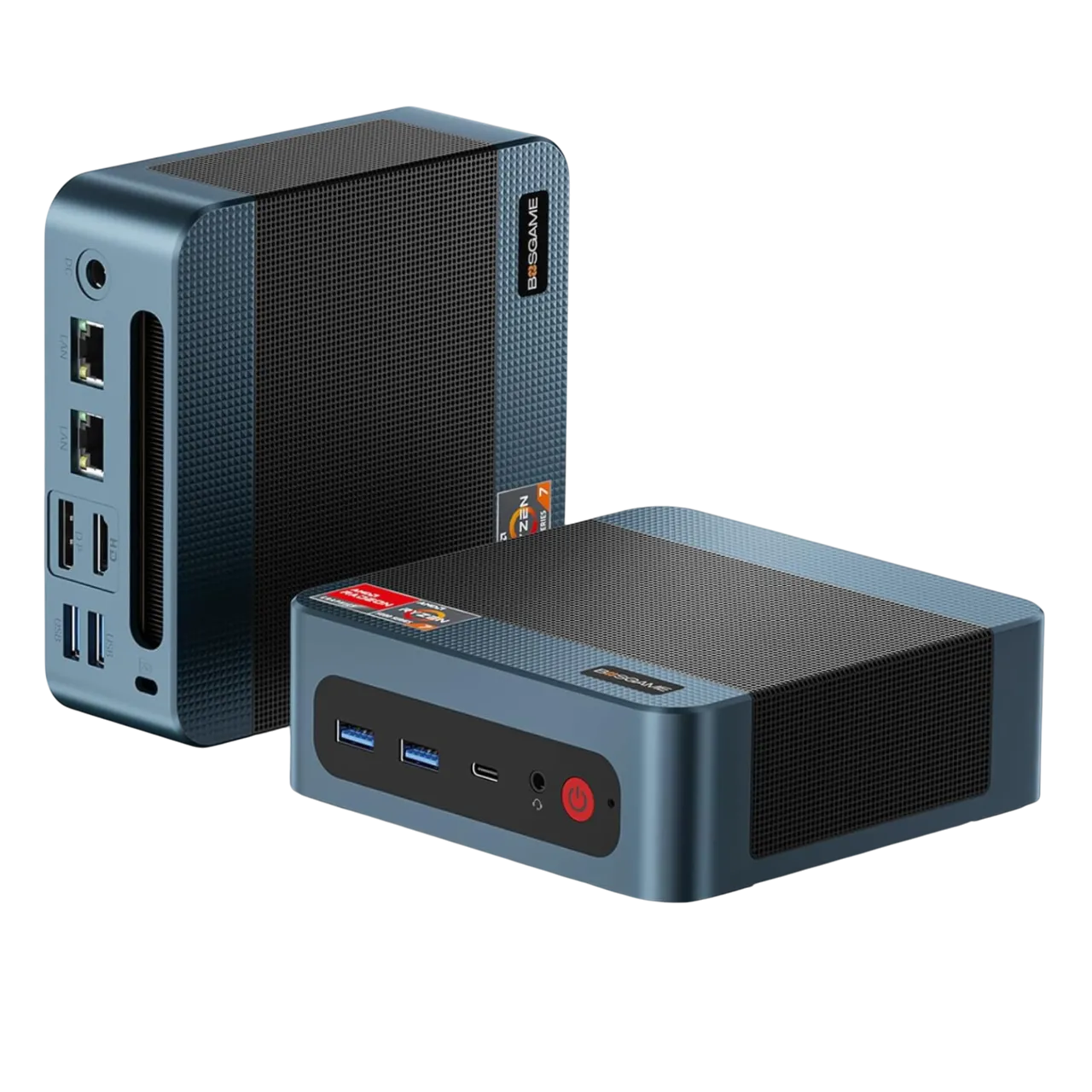 Mini PC Bosgame P3 Lite đặt trên bàn làm việc