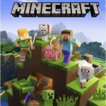 Một bức tranh ghép đa dạng về thế giới Minecraft với các khối hình và nhân vật đặc trưng.
