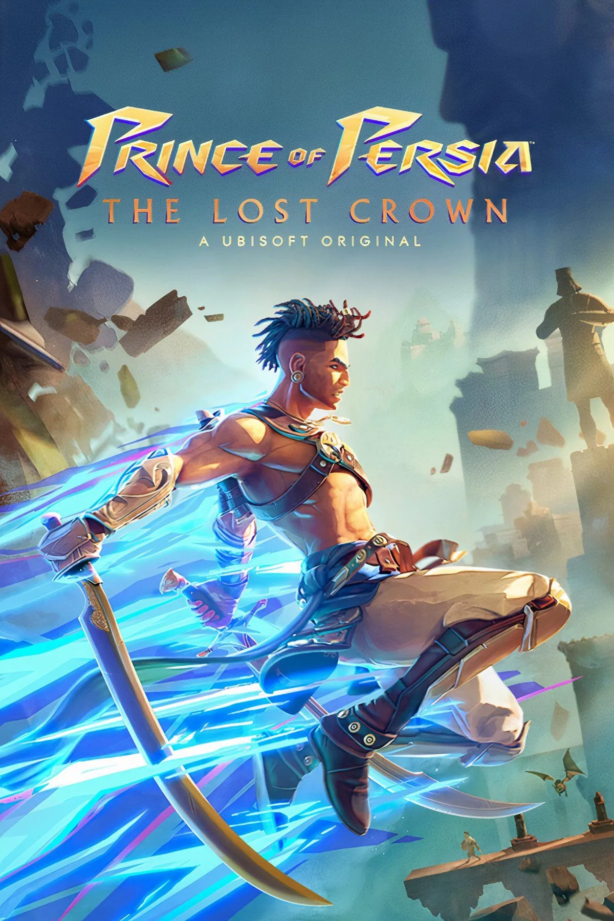 Nhân vật chính Sargon trong Prince of Persia: The Lost Crown thực hiện một pha parkour ngoạn mục trong tựa game Metroidvania 2.5D mới lạ.