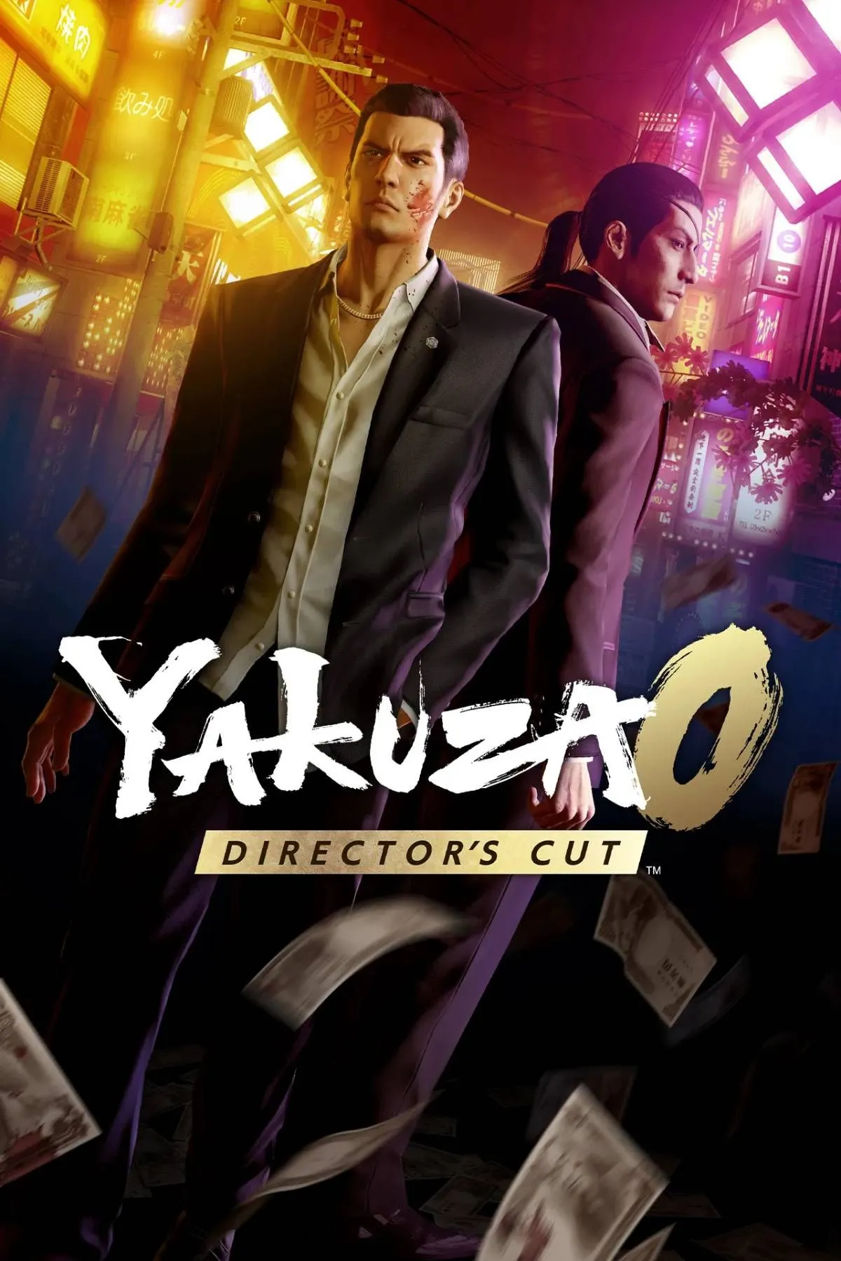 Nhân vật game đang tạo dáng đầy phong cách trong tựa game Yakuza 0 Director's Cut