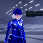 Nhân vật nữ chính mặc đồ xanh trong game phiêu lưu cốt truyện 1000xResist, một tựa game indie nổi bật trên Steam.