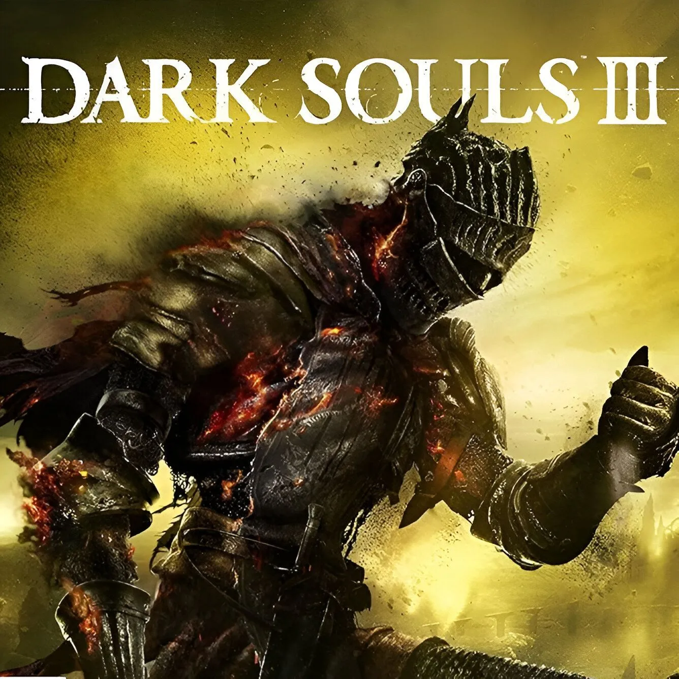 Nhân vật Unkindled Ash với thanh kiếm lửa trong Dark Souls III