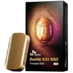 Ổ cứng SSD di động SK Hynix Beetle X31 màu vàng sang trọng