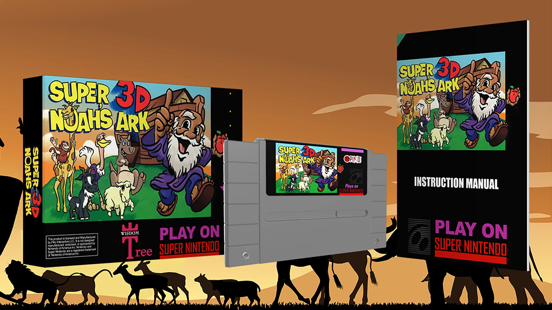 Phiên bản tái phát hành Super Noah's Ark 3D của Piko Interactive