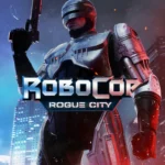 RoboCop Rogue City với nhân vật chính Alex Murphy đang thực hiện nhiệm vụ trong thành phố.