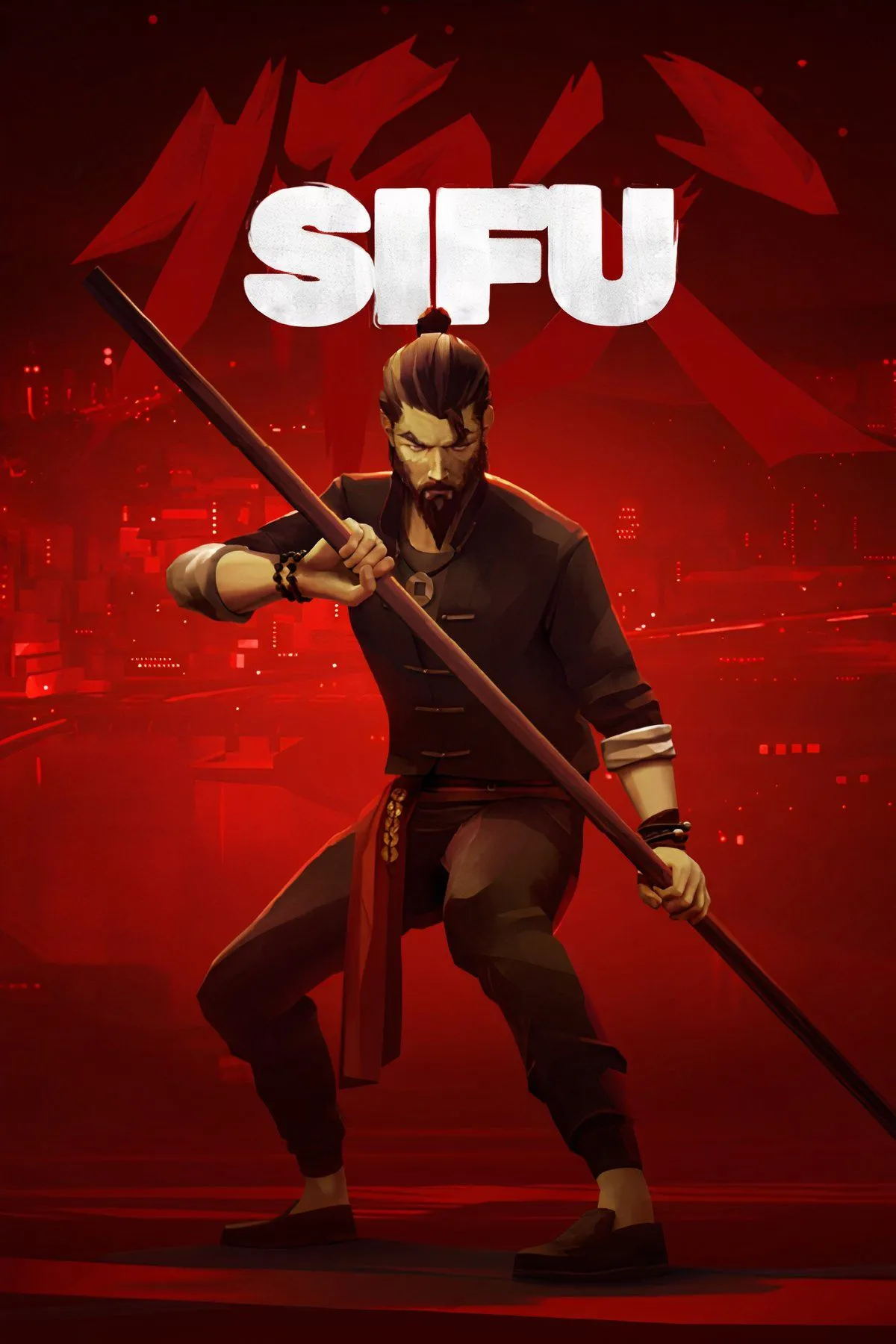 Sifu chiến đấu với đối thủ trong một cảnh game võ thuật đẹp mắt và đầy kịch tính