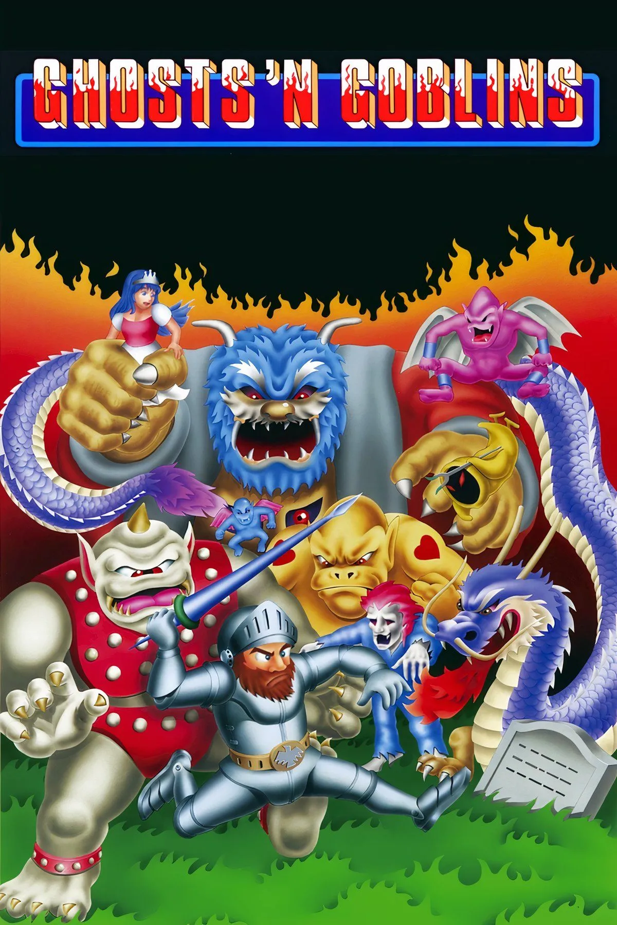 Sir Arthur đối mặt với quỷ trong màn chơi đầy thử thách của Ghosts 'n Goblins