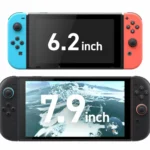 So sánh kích thước màn hình Nintendo Switch 2 và Switch đời đầu