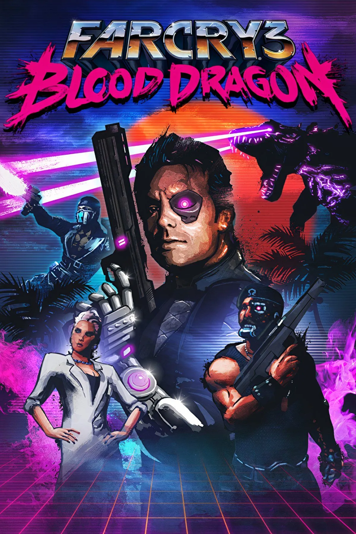 Sự pha trộn độc đáo của neon và khoa học viễn tưởng trong thế giới Far Cry 3: Blood Dragon
