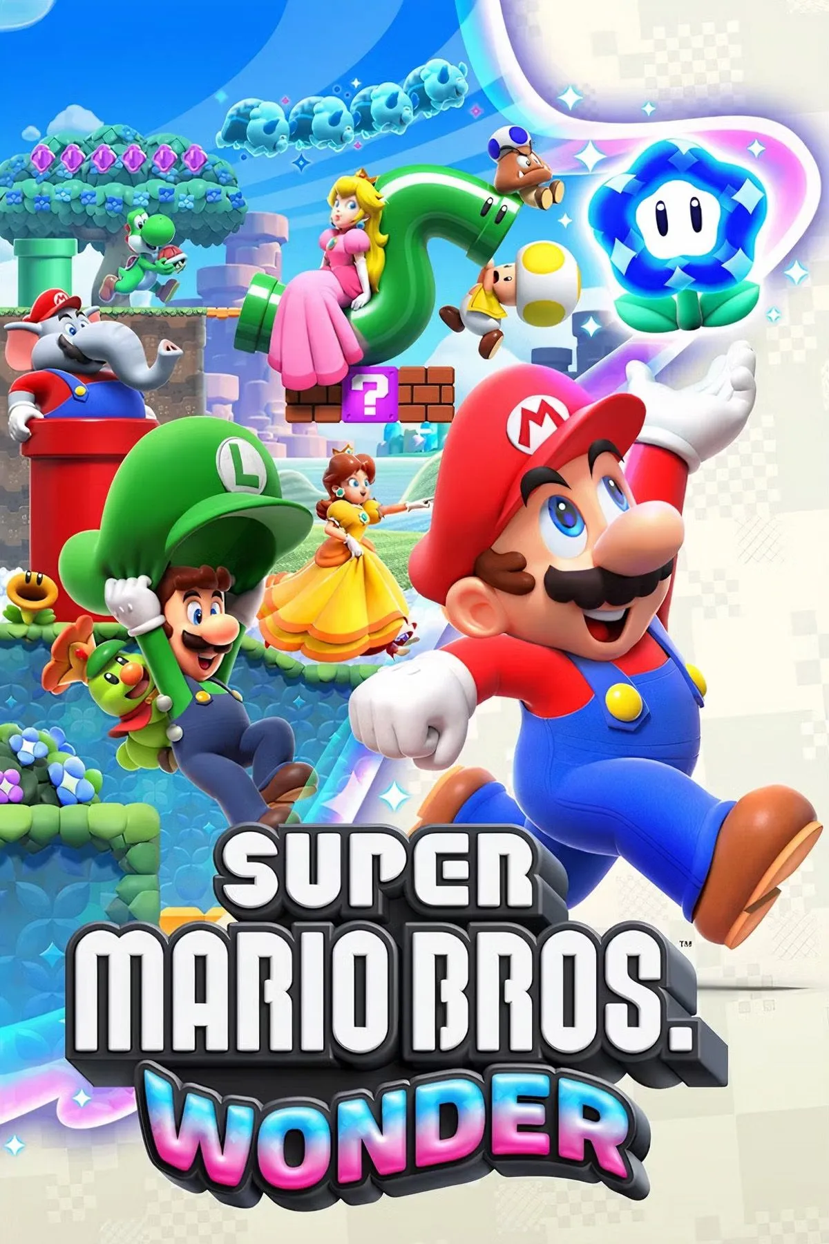 Super Mario, Luigi, Peach và Toad vui vẻ phiêu lưu trong Super Mario Bros Wonder